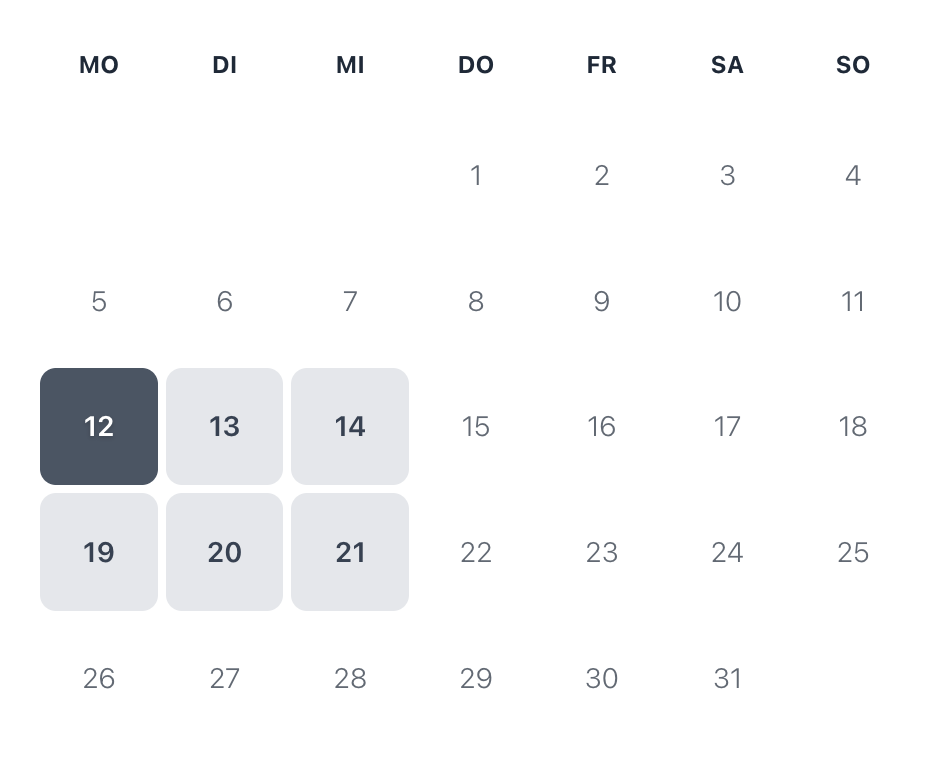 Kalender Termin buchen