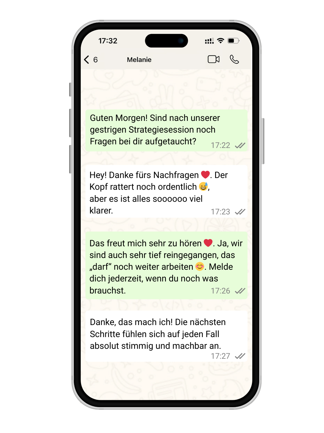 Whatsapp Kundenbewertung Melanie
